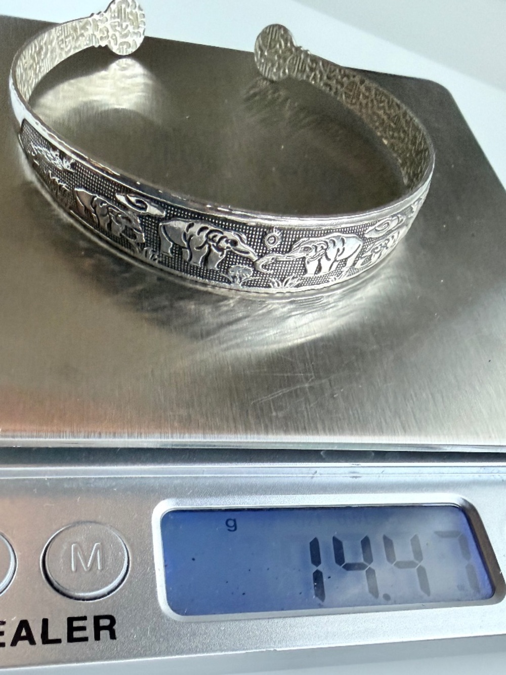 Sterling Silver Cuff Bracelet - Picture 12 of 12